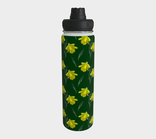 Daffodil Dances Birth Flower Water Bottle