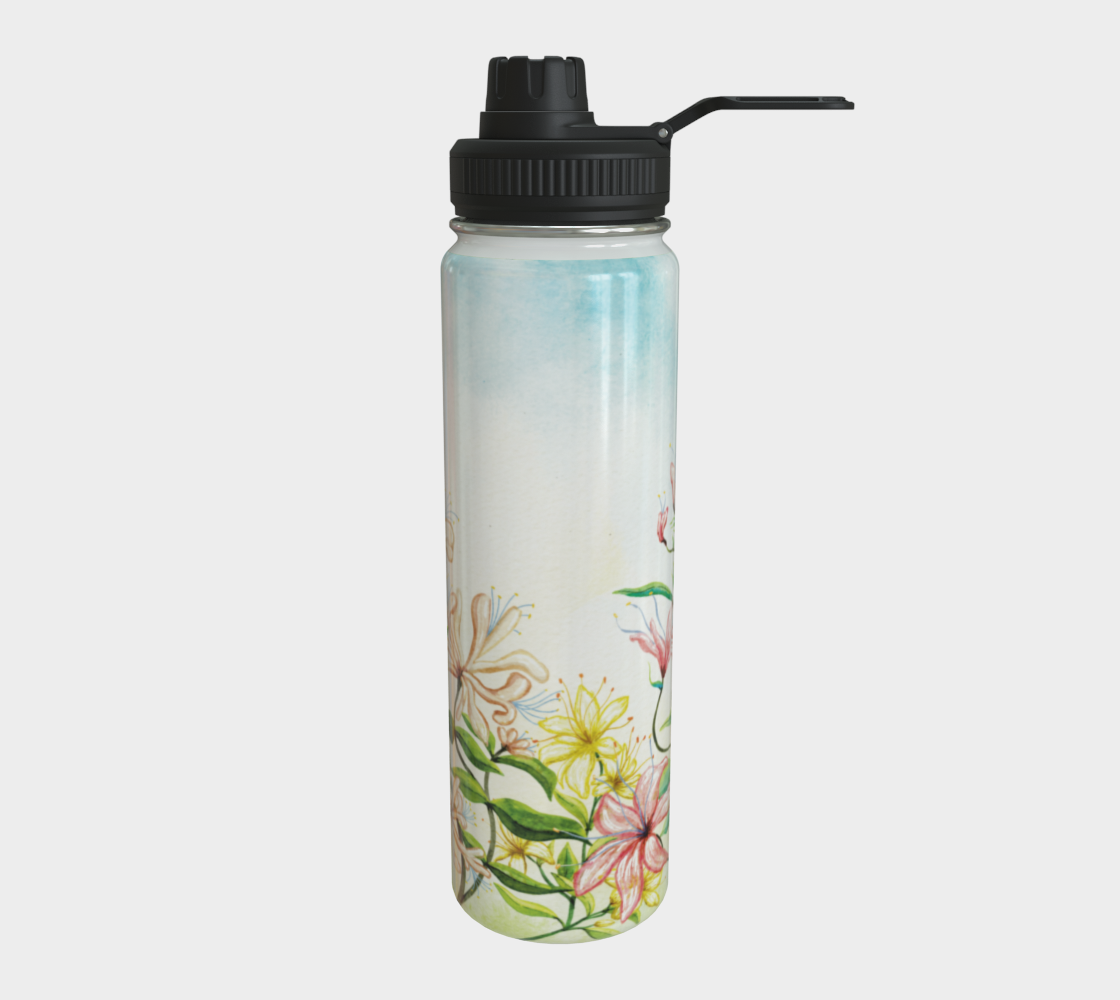 Honeysuckle – Summer’s Embrace 24oz Water Bottle Glossy - Canadian Edition