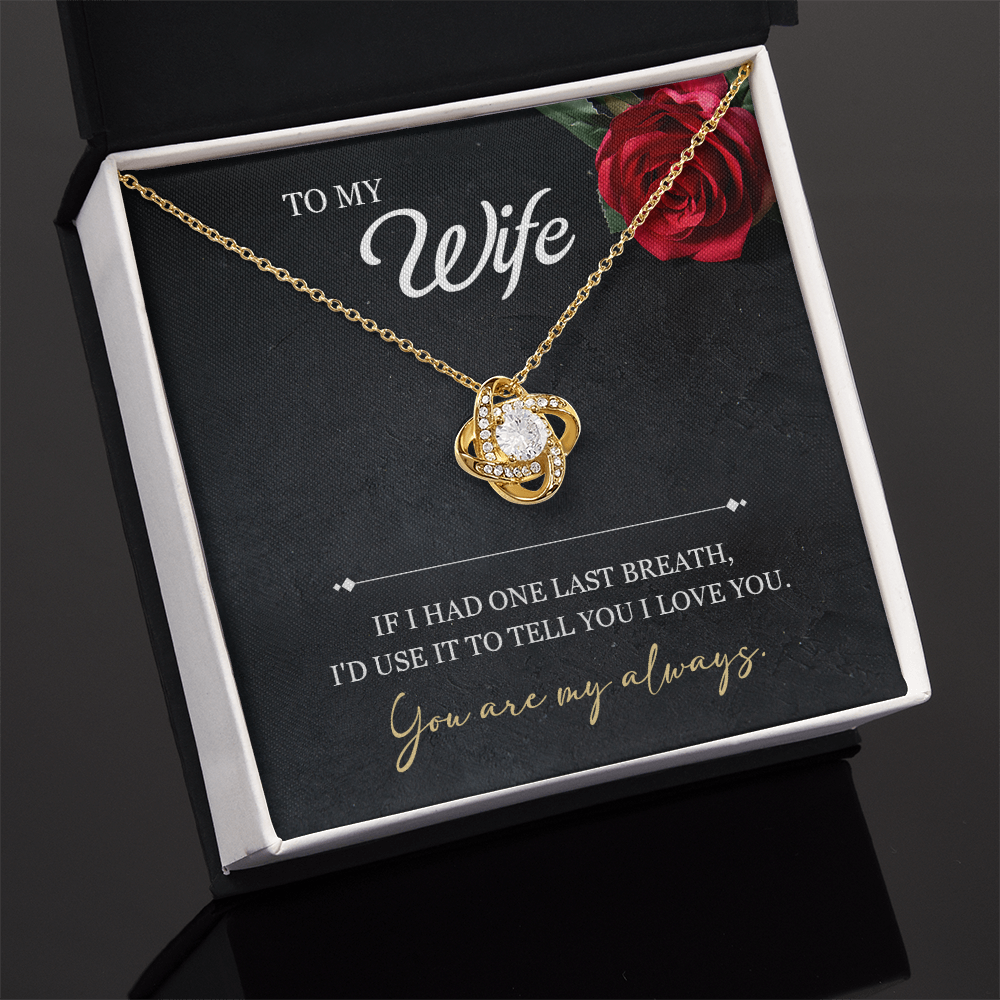 ShineOn Fulfillment jewelry pendant engraved with "You Are My Always" for wife, featuring elegant design and sentimental message.