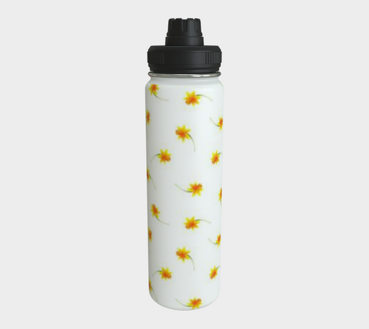 Narcissus Birth Flower Water Bottle - Floral Essence Gifts