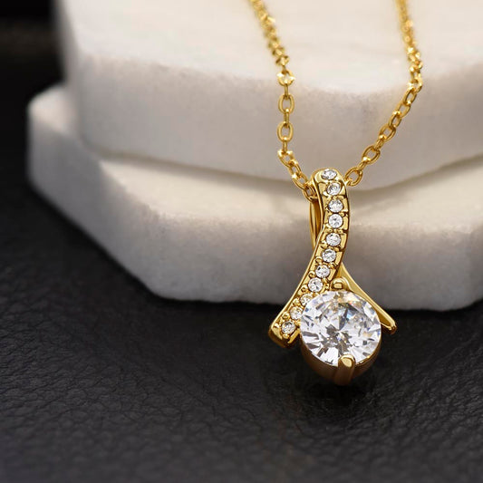 Alluring Beauty Necklace - To The Woman Whose Light Shines Even On Her Dimmest Days