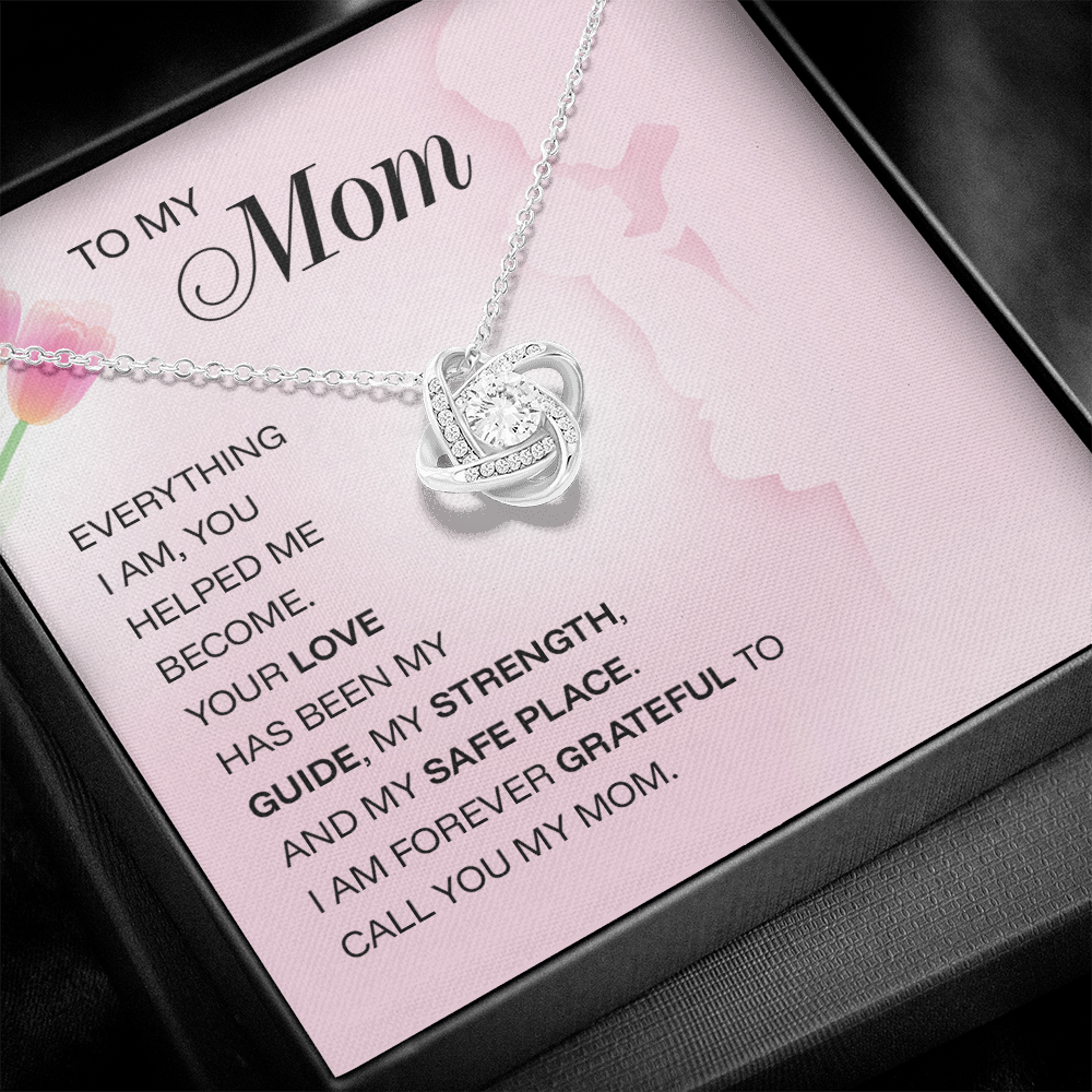 ShineOn Fulfillment jewelry gift with "To My Mom – Everything I Am" engraved, perfect for Mother's Day celebration.