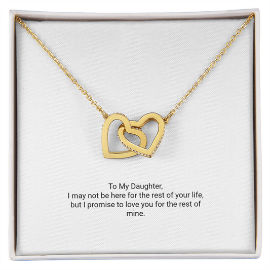 Interlocking Hearts Necklace - Dad's Promise