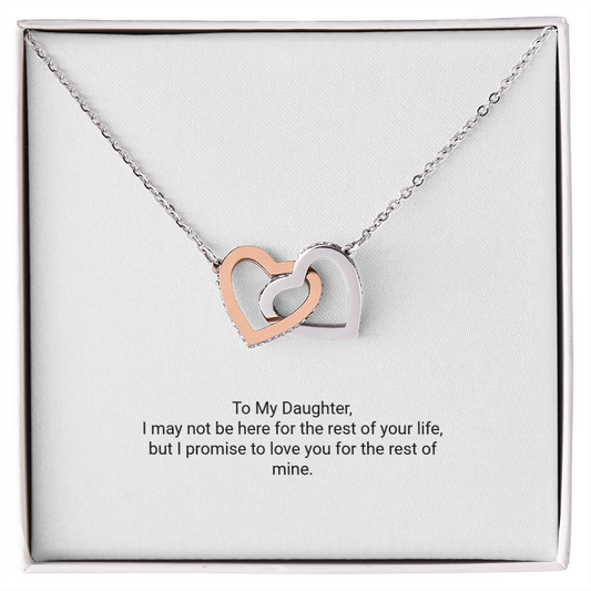 Interlocking Hearts Necklace - Dad's Promise